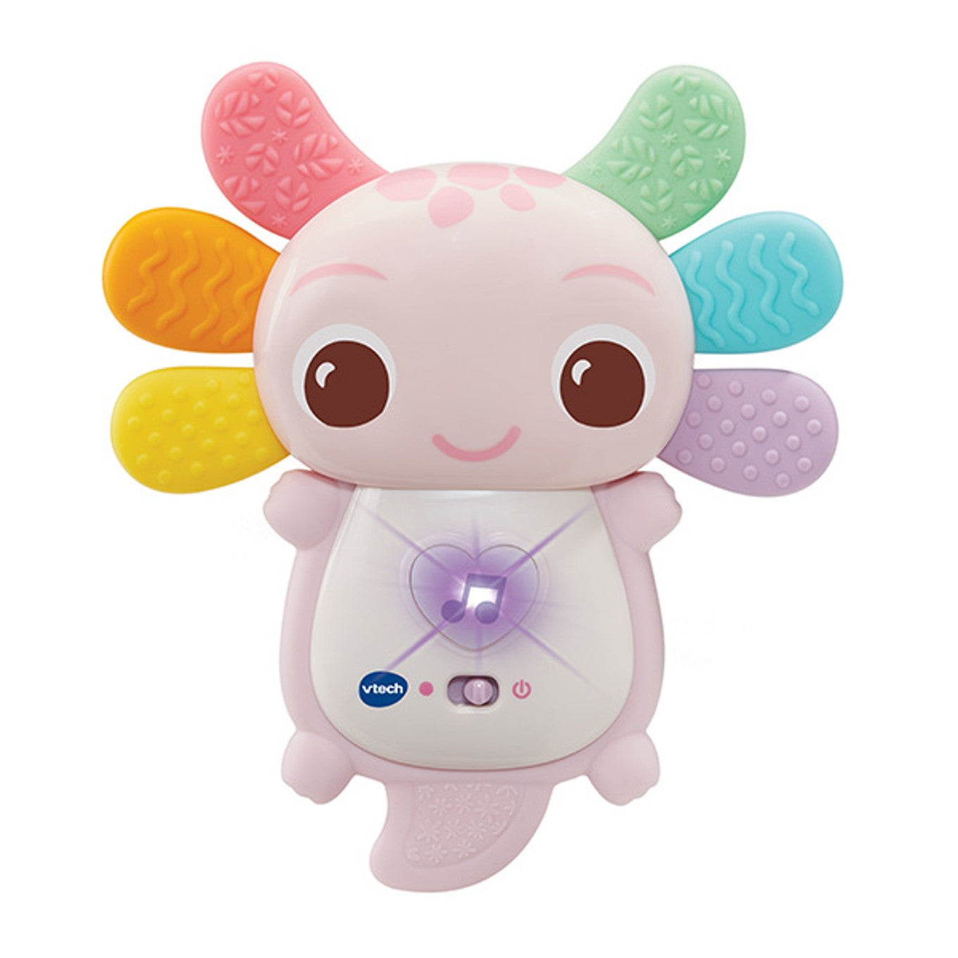 VTech Baby Rainbow Colours Axolotl Teether (Pink / Blue)