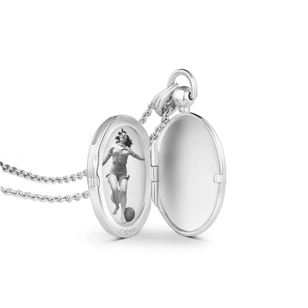 Newbridge Silverware Classic Silver Locket | Flemings Monaghan