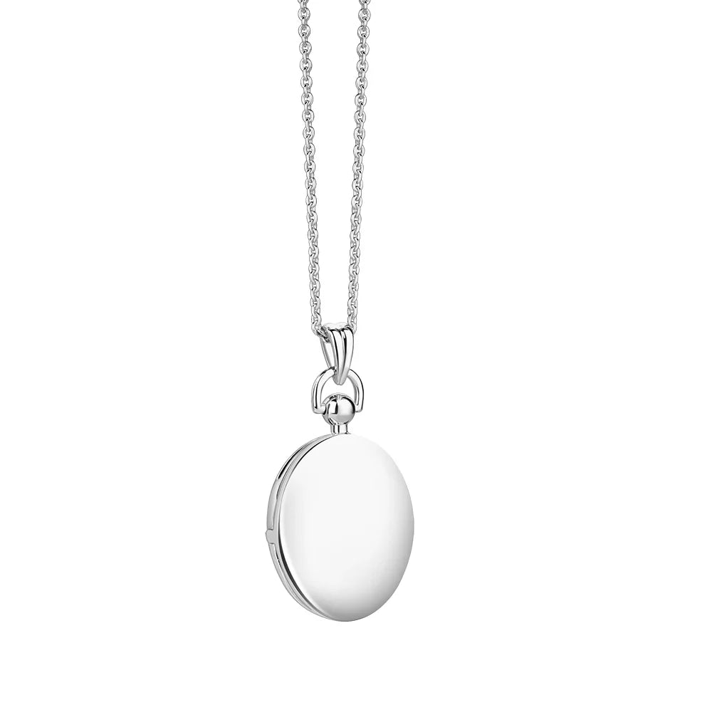 Newbridge Silverware Classic Silver Locket | Flemings Monaghan