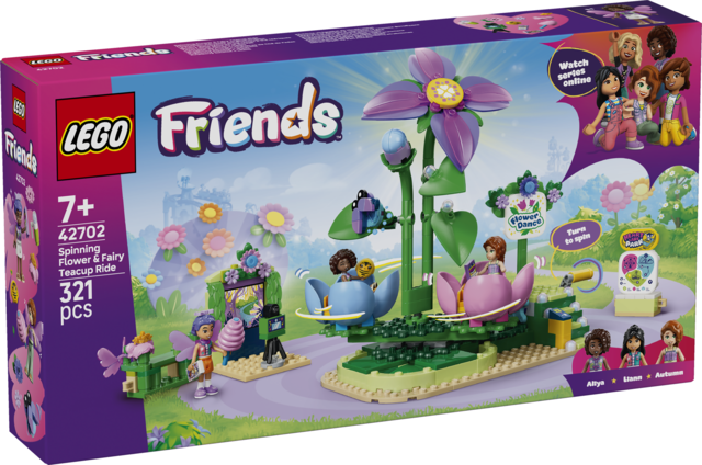LEGO Spinning Flower & Fairy Teacup Ride 42702 – product image 3