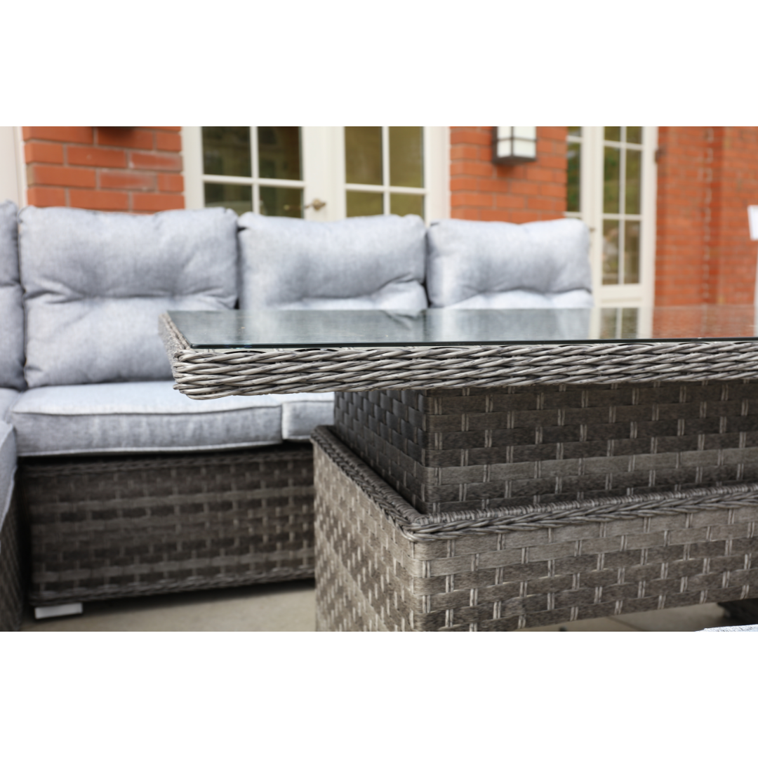 Amalfi Corner Set w/ adjustable table (SML)