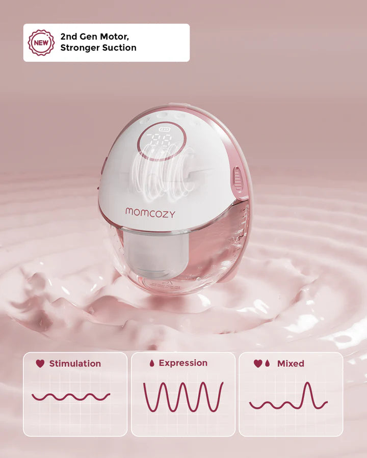 Momcozy M6 Mobile Style Hands-Free Breast Pump – Portable Wearable Breast Pump