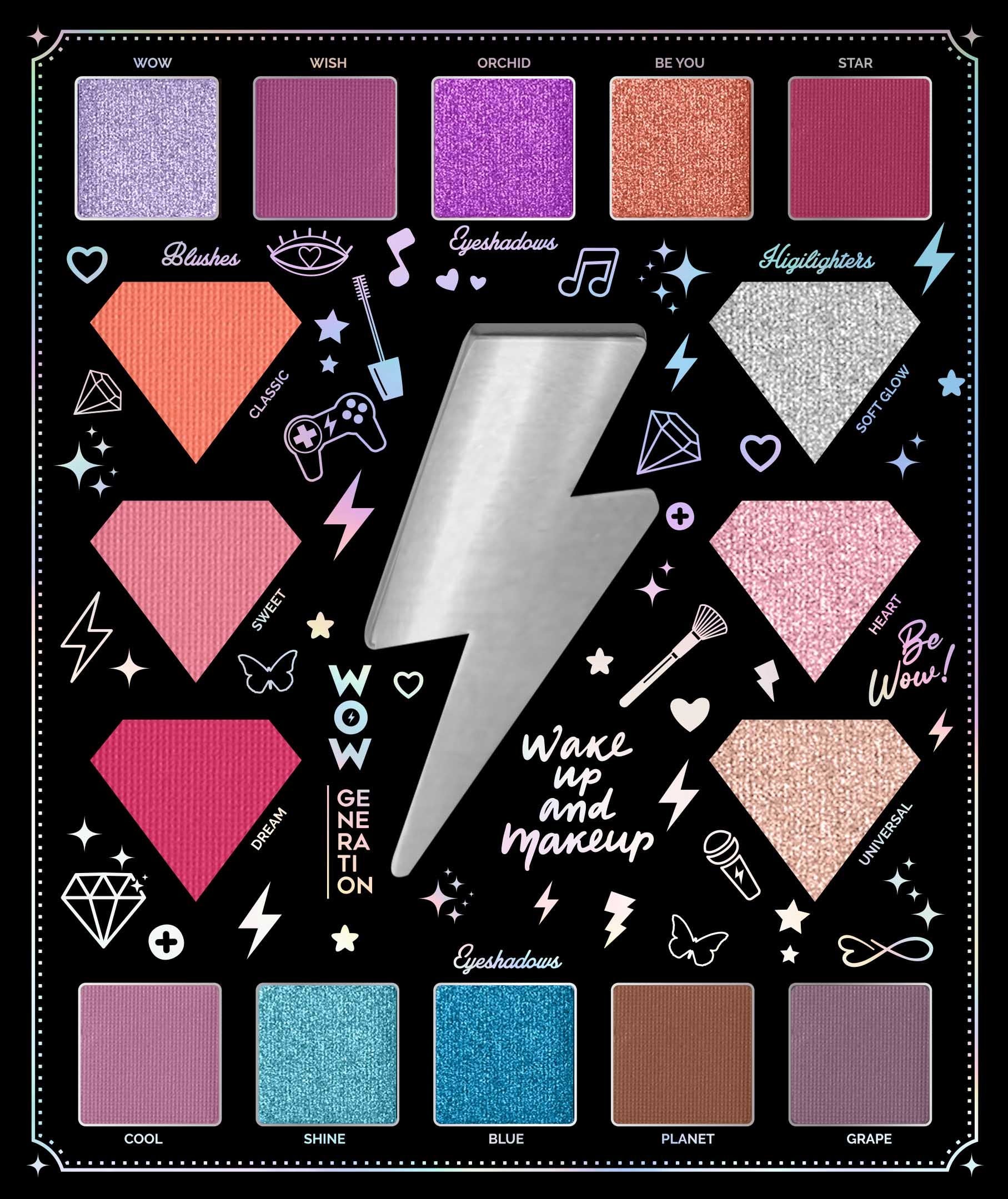 WOW GENERATION EYESHADOW COSMIC PALETTE - Flemings Department Store