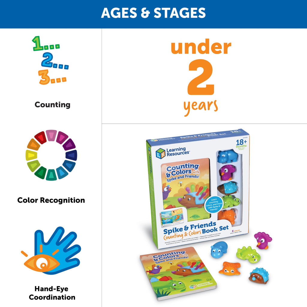 Spike And Friends Counting & Colours Book Set - Flemings Department Store