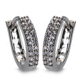 DIAMANTE HOOP EARRINGS - Flemings Department Store