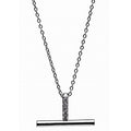 SILVER T-BAR PENDANT - Flemings Department Store