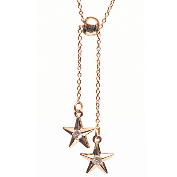 ROSE GOLD STAR PENDANT - Flemings Department Store