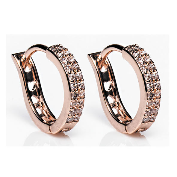 ROSE GOLD HOOP EARRINGS