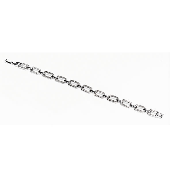 SILVER DIAMOND BRACELET - Flemings Department Store