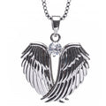 SILVER ANGEL WINGS PENDANT - Flemings Department Store