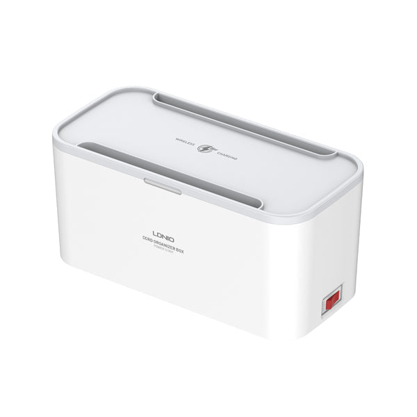 LDNIO SN5311 Power Socket Storage Box with Wireless Charger – product image