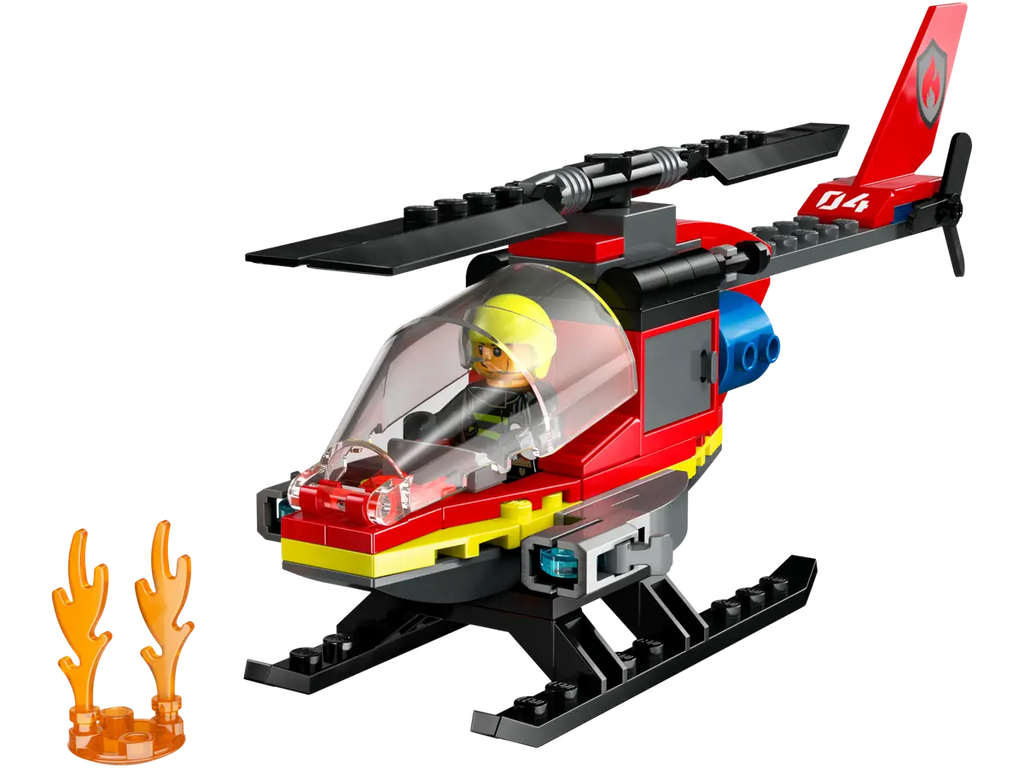 LEGO City Fire Rescue Helicopter – 60411