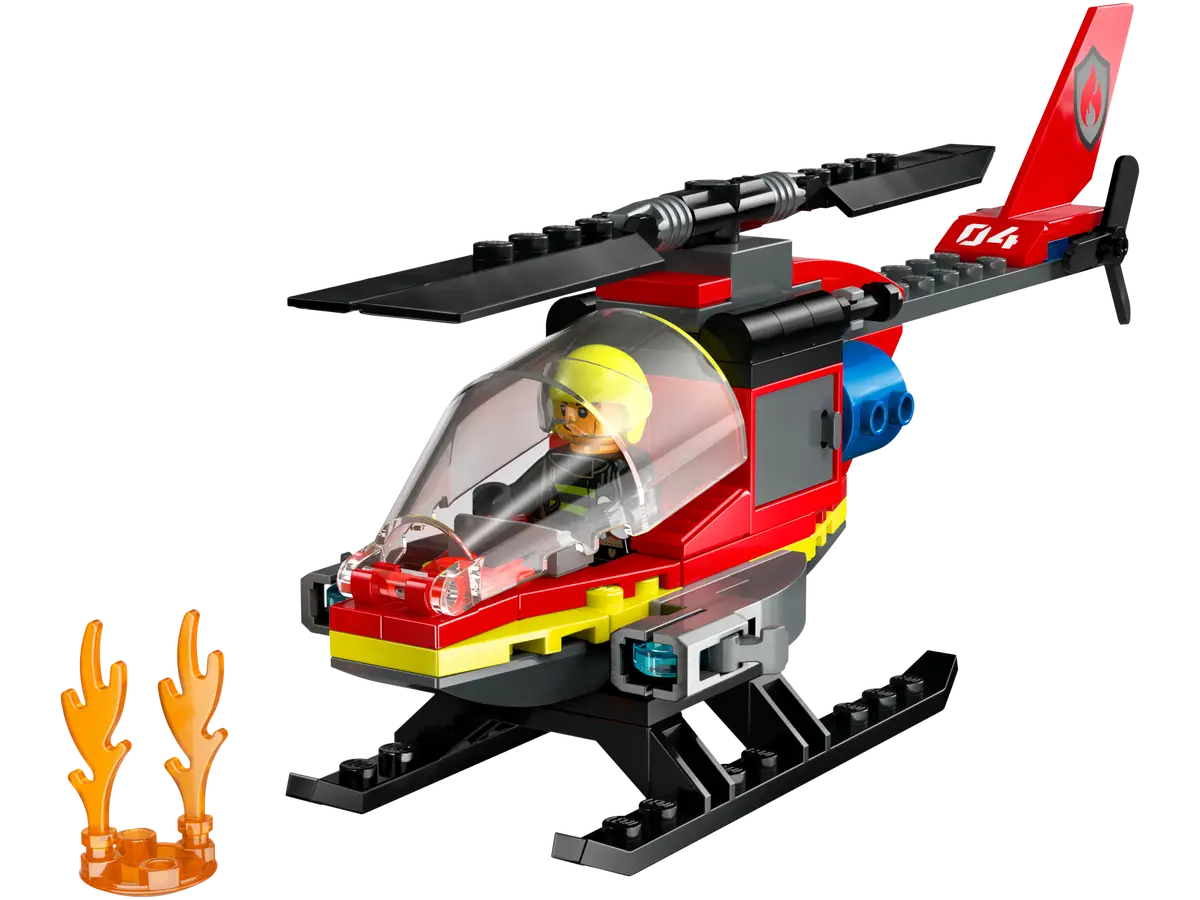 LEGO City Fire Rescue Helicopter – 60411