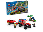 LEGO® City 4x4 Fire Truck with Rescue Boat (60412)