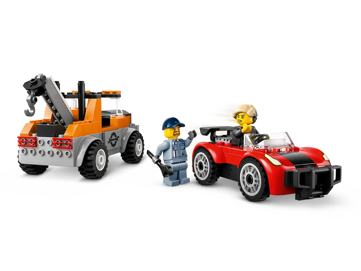 LEGO® City Tow Truck and Sports Car Repair (60435) – 4+ Vehicle Playset