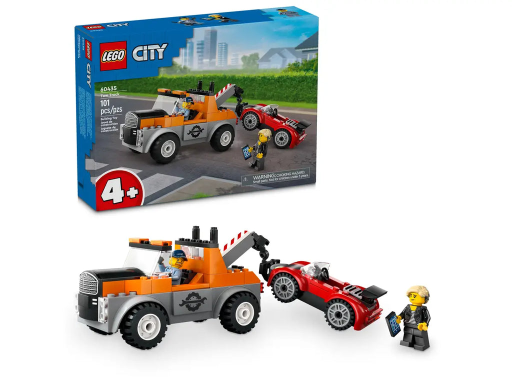 LEGO® City Tow Truck and Sports Car Repair (60435) – 4+ Vehicle Playset
