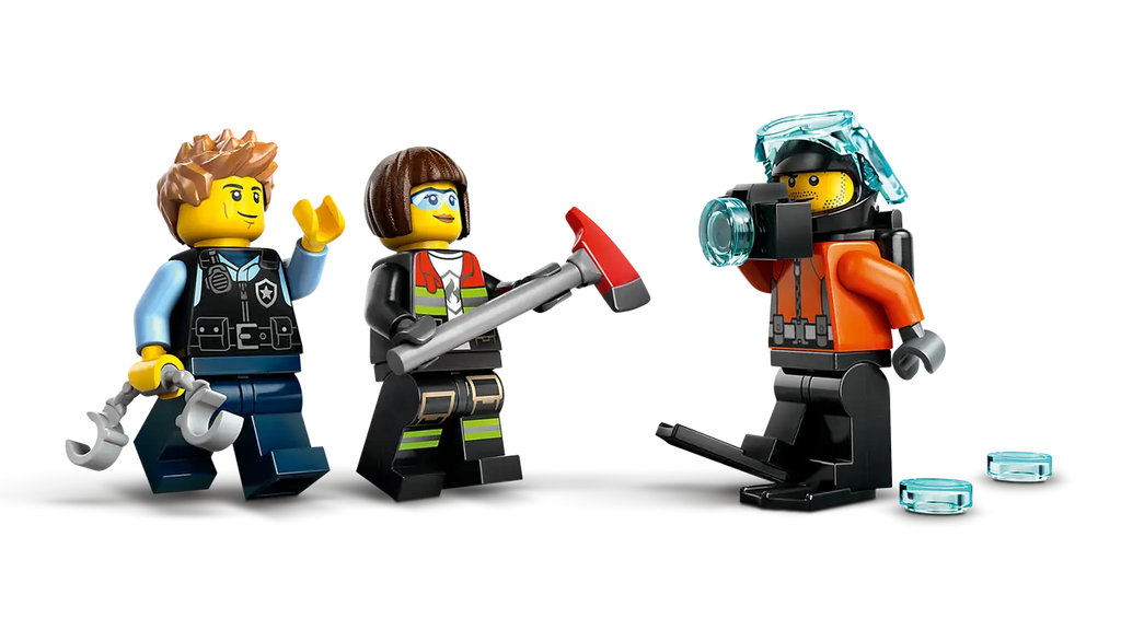 LEGO® City Helicopter, Fire Truck & Submarine Remix (60462)