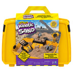 Kinetic Sand Construction Sandbox – 907g Play Sand, Crane & Dump Truck