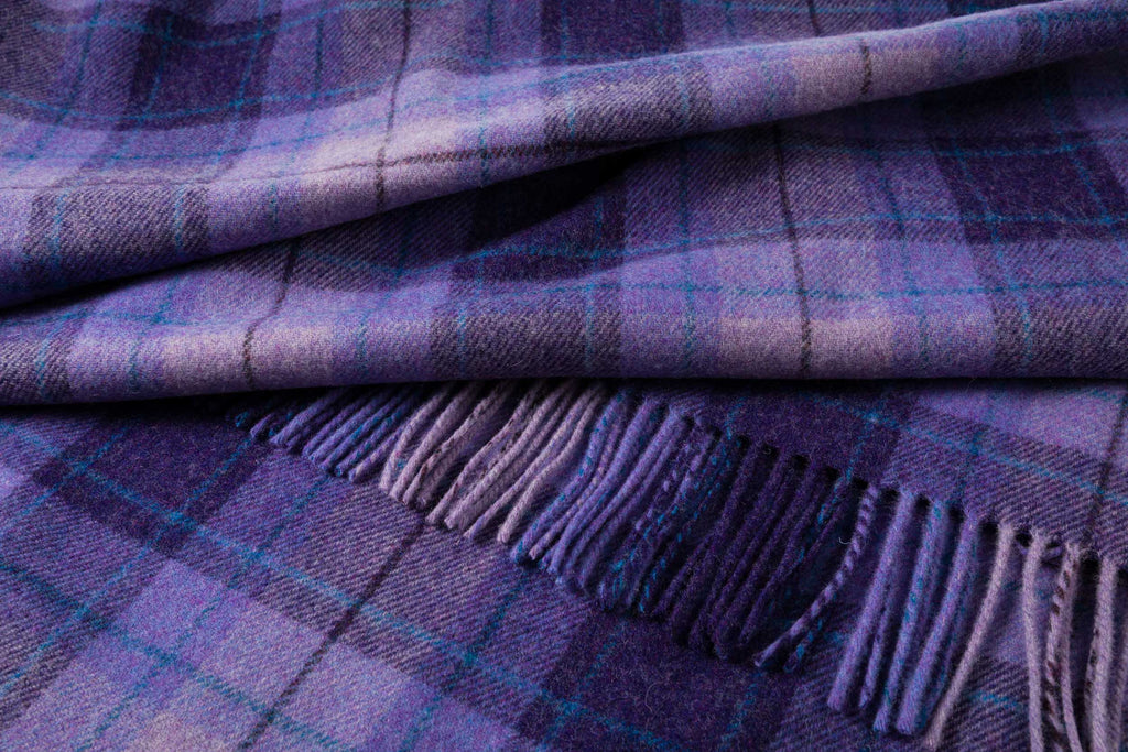 John Hanly Lambswool Throw – Irish Wool Throw Blanket