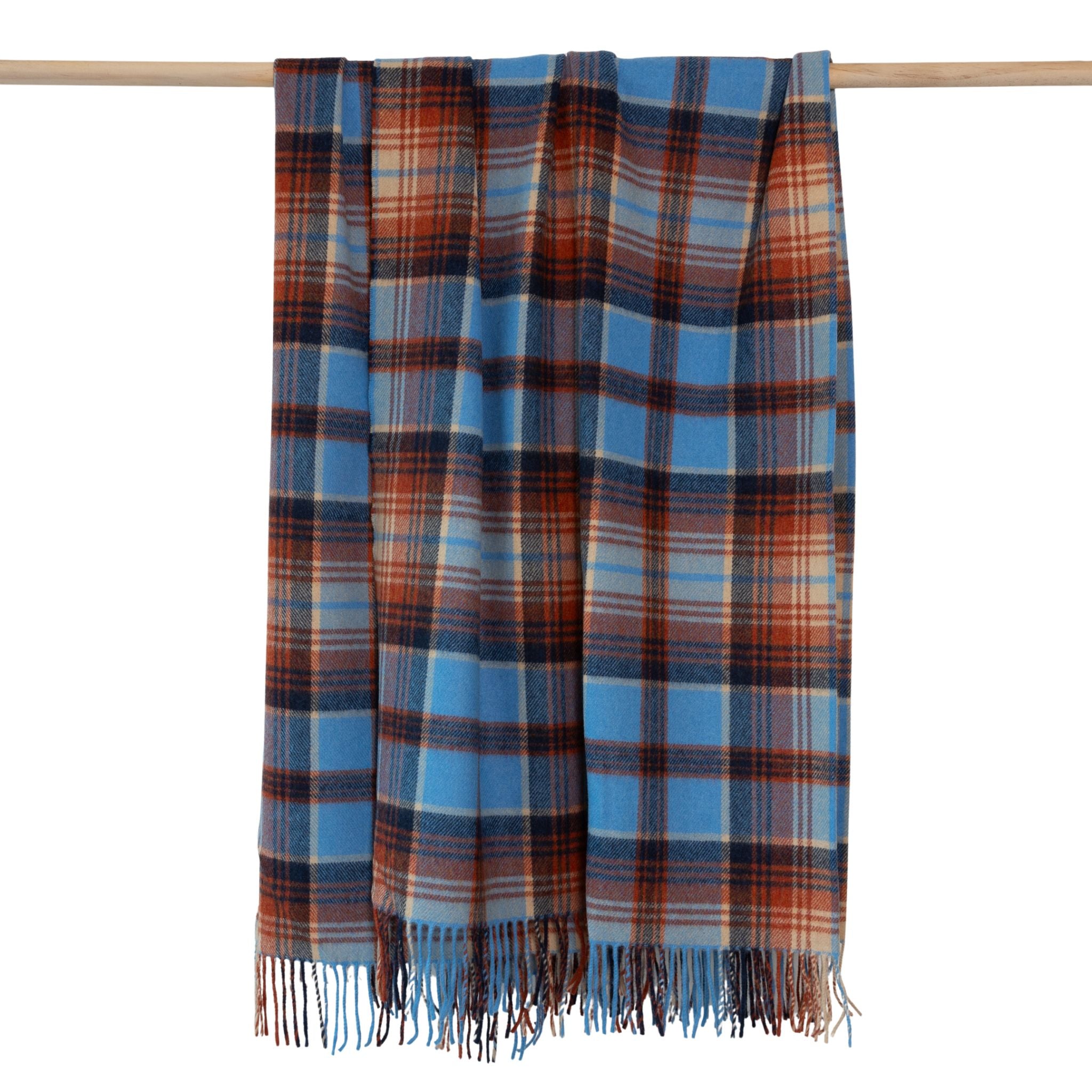 John Hanly Lambswool Throw – Irish Wool Throw Blanket