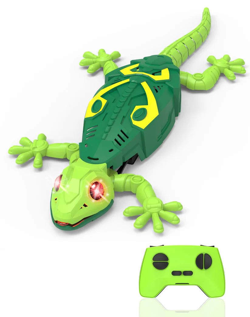 Geckos Telecontrol Wall Crawler Robot Gecko – RC Toy with LED Eyes
