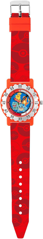 Pokemon Boy's Analog Quartz Watch with Silicone Strap - Flemings Department Store