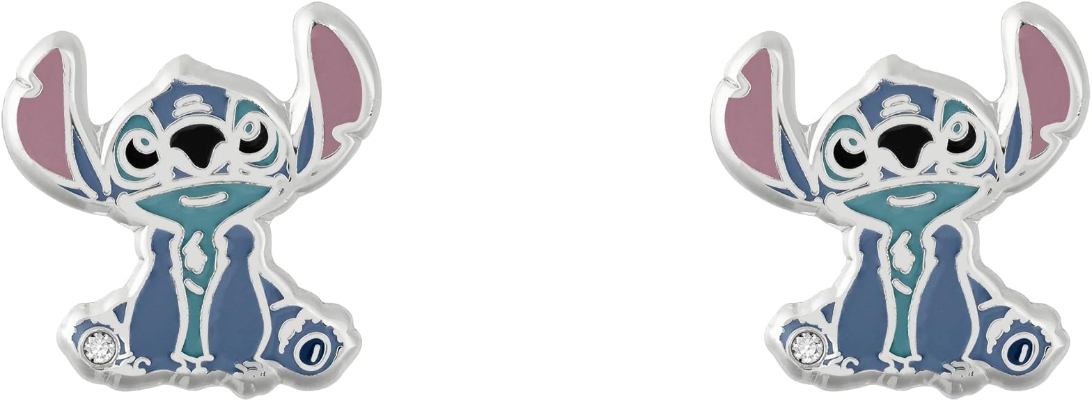 Disney Lilo and Stitch Earrings and Trinket Tray Set - Flemings Department Store