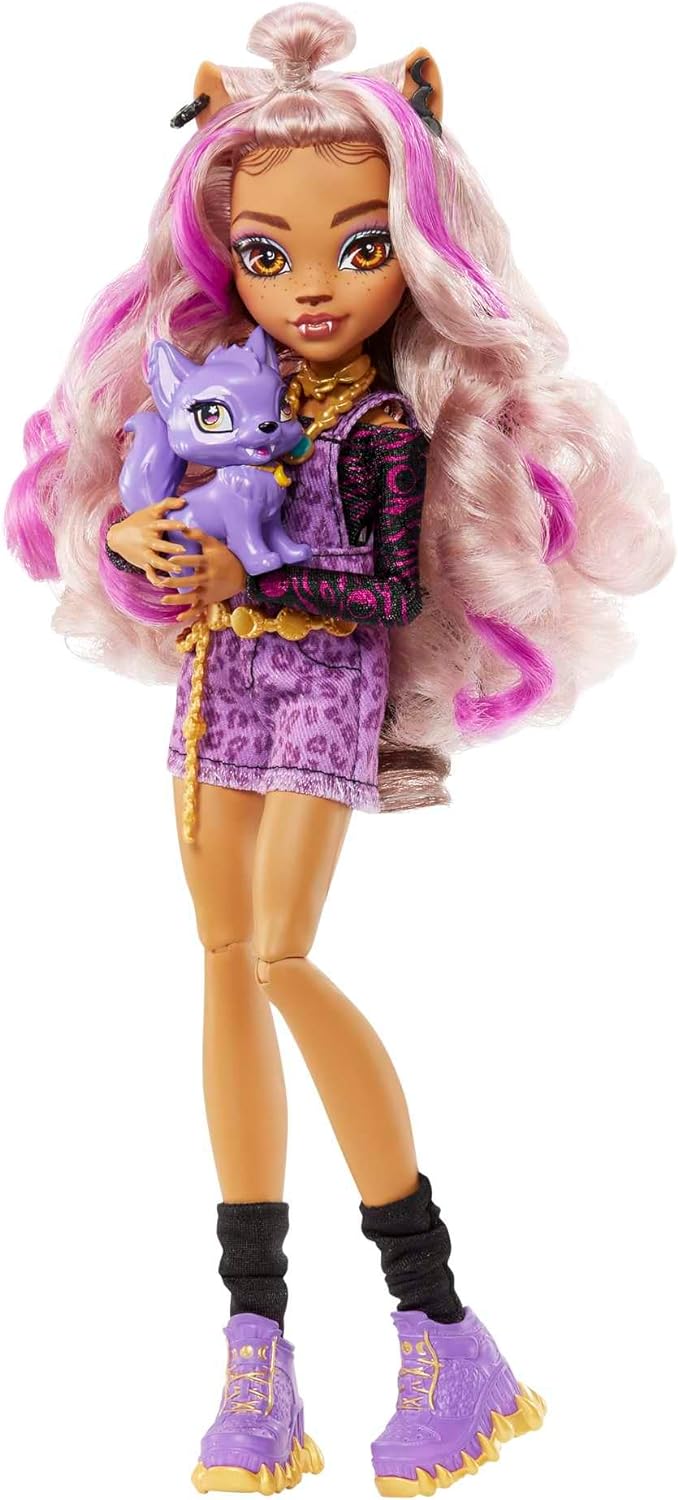 Monster High Crescent Clawdeen Wolf Doll - Flemings Department Store