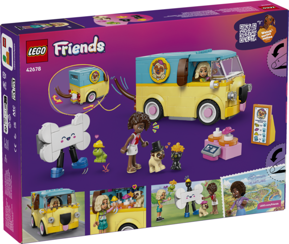 LEGO Pet Accessories Van 42678 – product image 1