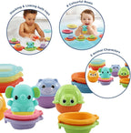 VTech Stack & Splash Bathtime – Baby Bath Toy Set