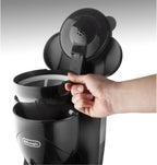 De'Longhi ICM15210 Filter Coffee Machine – 1.25L, 10-Cup, Auto Shut-Off, Anti-Drip – Black
