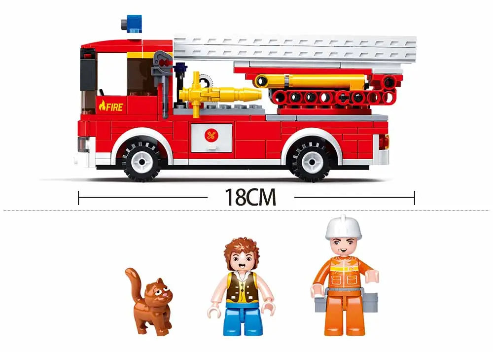 Sluban Aerial Ladder Fire Engine M38-B0625
