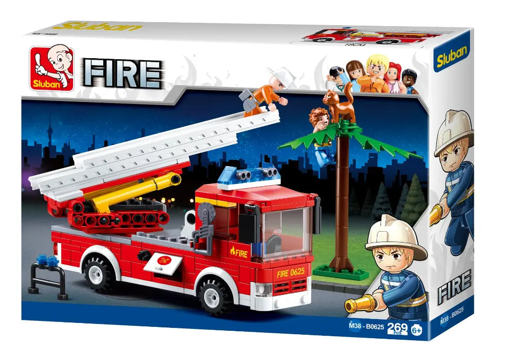 Sluban Aerial Ladder Fire Engine M38-B0625