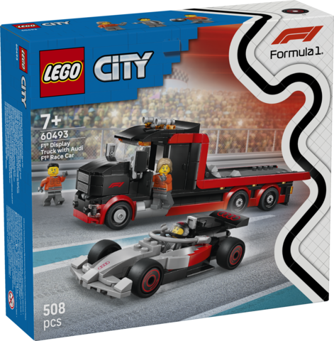 LEGO F1 Display Truck with Audi F1 Race Car 60493