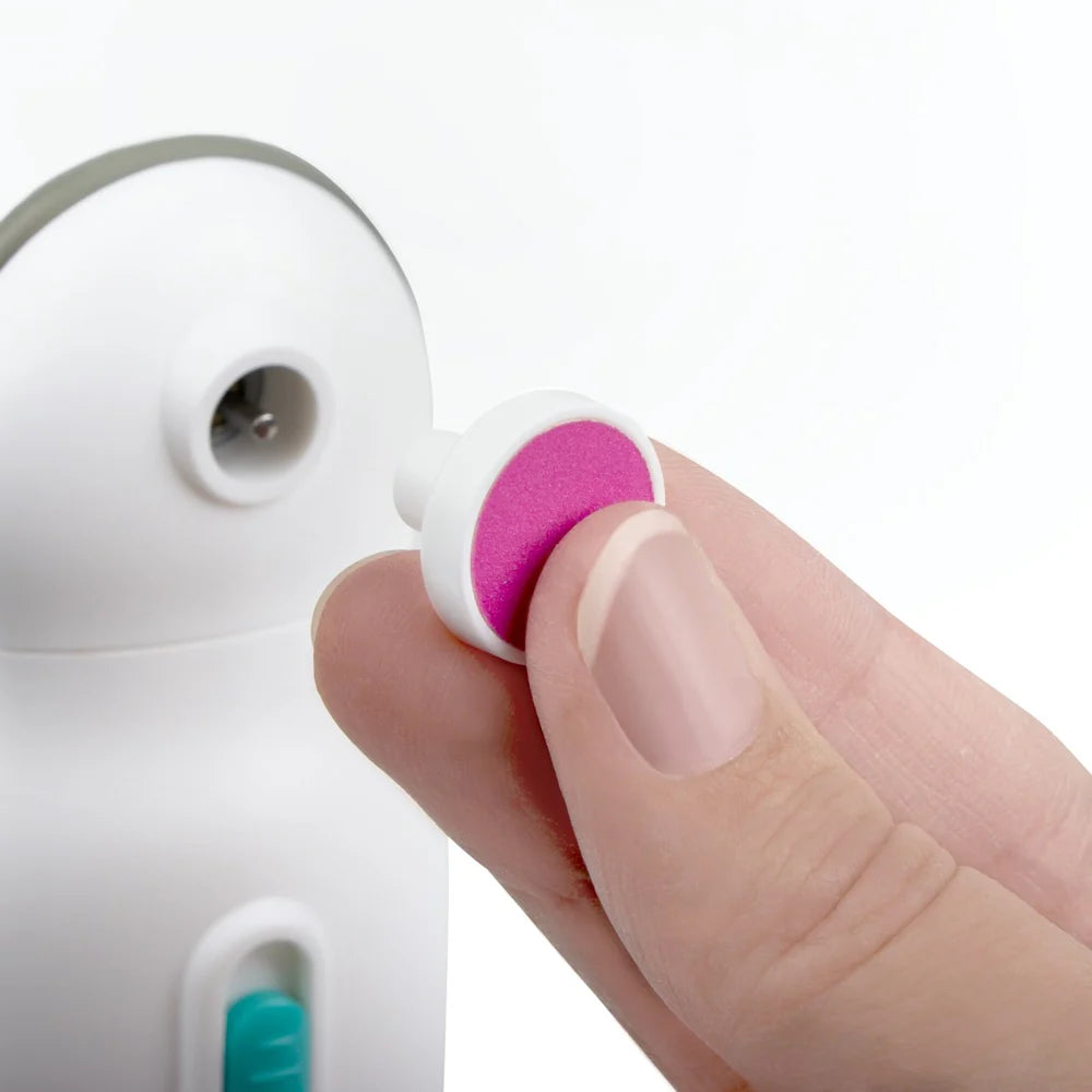 BBLuv Trimö – Safe & Quiet Electric Baby Nail Trimmer with 4-Stage Filing Discs
