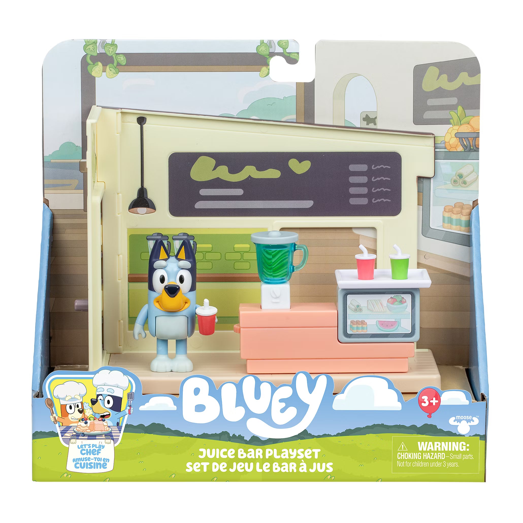 Bluey Juice Bar Playset – Exclusive Figure & Working Blender