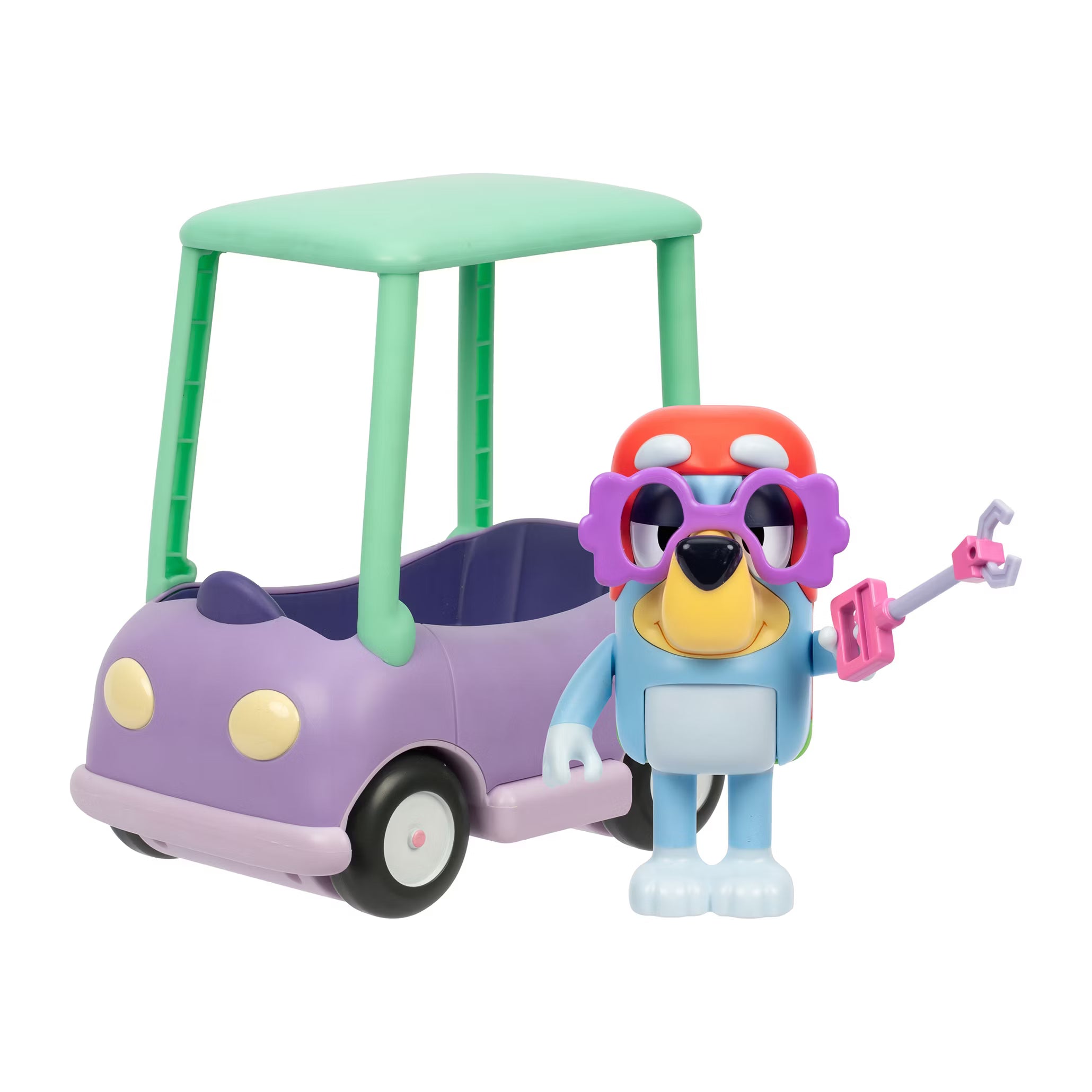 Bluey Chat Mates – Grannies Car with Janet Figure & Sounds