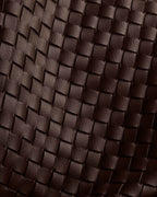 Nova Hand Woven Top Handle Bag in Chocolate - image 5