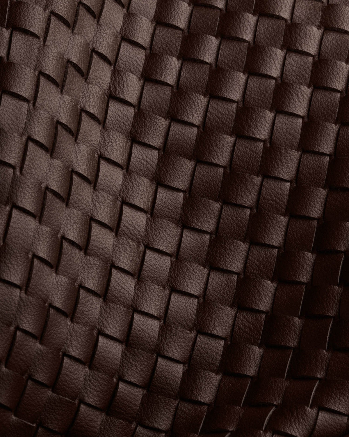 Nova Hand Woven Top Handle Bag in Chocolate - image 5