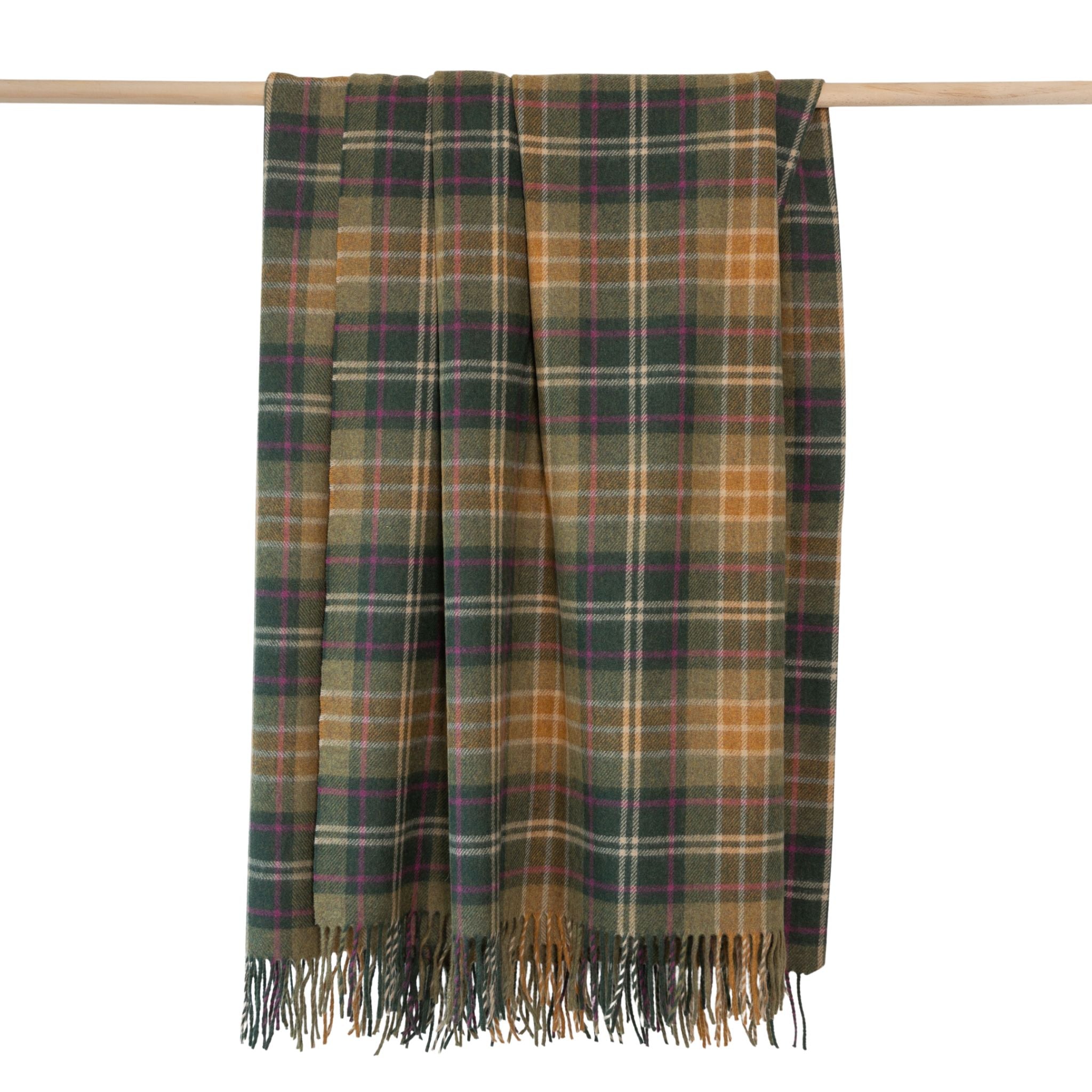 John Hanly Lambswool Throw – Irish Wool Throw Blanket