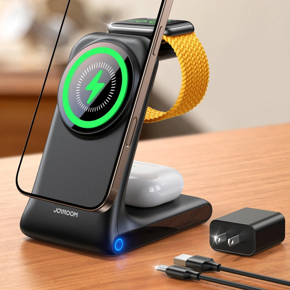 Joyroom JR-W15 3-in-1 Magnetic Wireless Charging Station – view 4