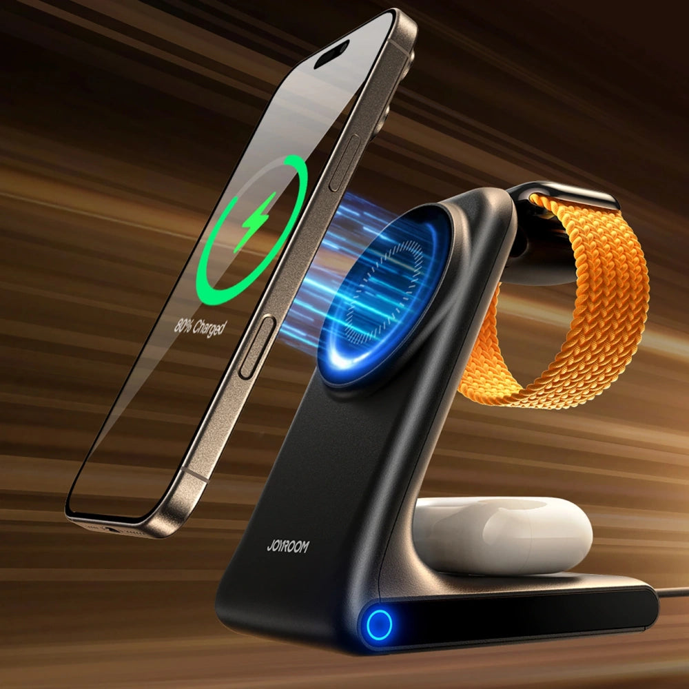 Joyroom JR-W15 3-in-1 Magnetic Wireless Charging Station – view 11