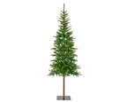 Everlands Alpbach Fir artificial Christmas tree, slim-profile alpine fir, available in 6 ft, 7 ft, 8 ft, hinged branches with stand