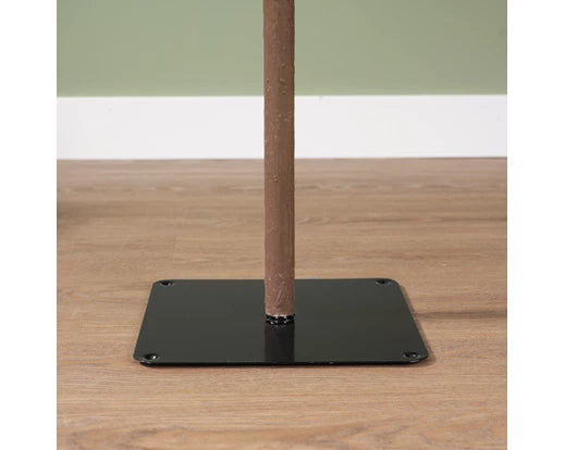 Everlands Alpbach Fir artificial Christmas tree, slim-profile alpine fir, available in 6 ft, 7 ft, 8 ft, hinged branches with stand