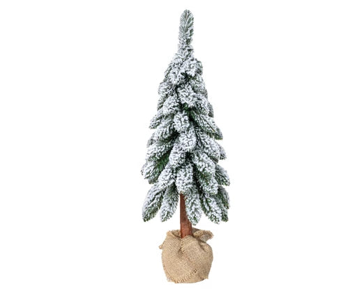 Snow‑tipped Tora Pine artificial Christmas tree, realistic PVC needles with snowy finish, perfect for festive décor.
