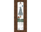 Snow‑tipped Tora Pine artificial Christmas tree (6 -7ft), realistic PVC needles with snowy finish, perfect for festive décor.