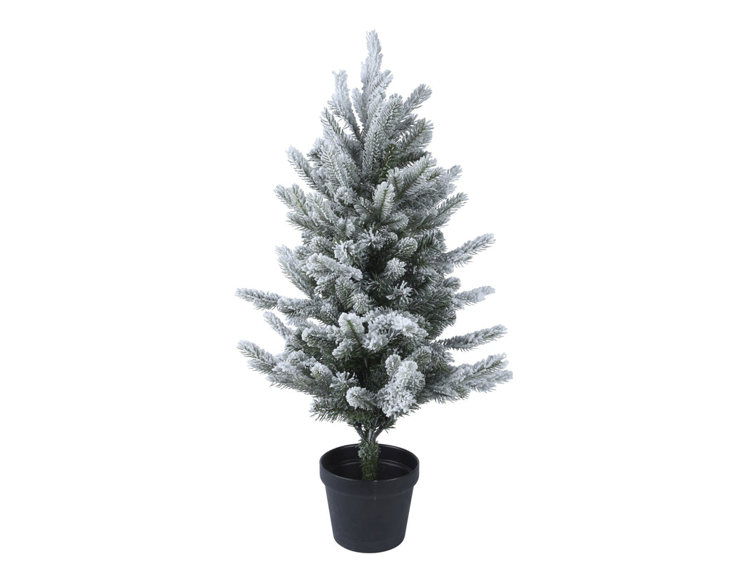 Everlands 60cm Allison Snowy Mini Christmas Tree in Pot