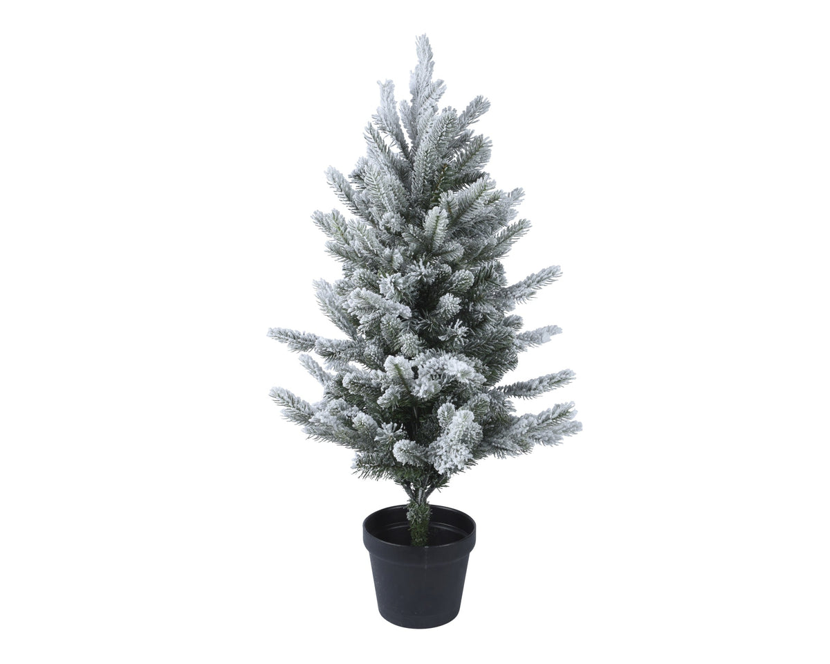 Everlands 60cm Allison Snowy Mini Christmas Tree in Pot