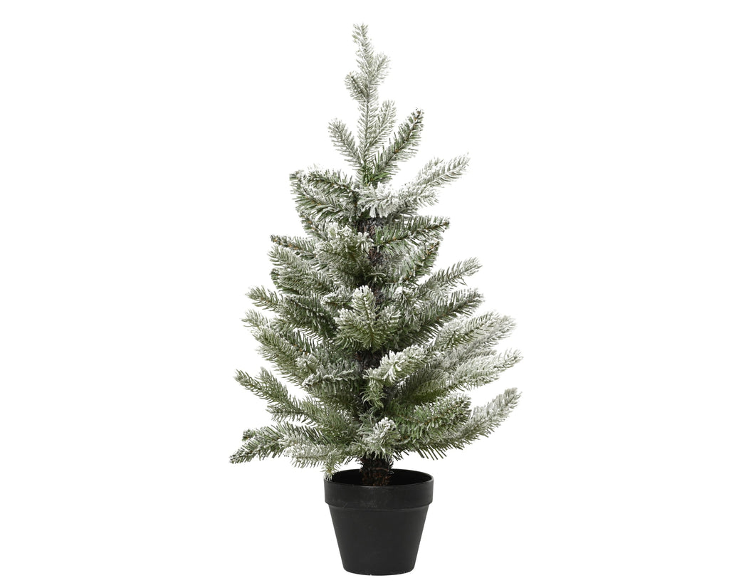 Everlands 90cm Allison Snowy Mini Christmas Tree in Pot