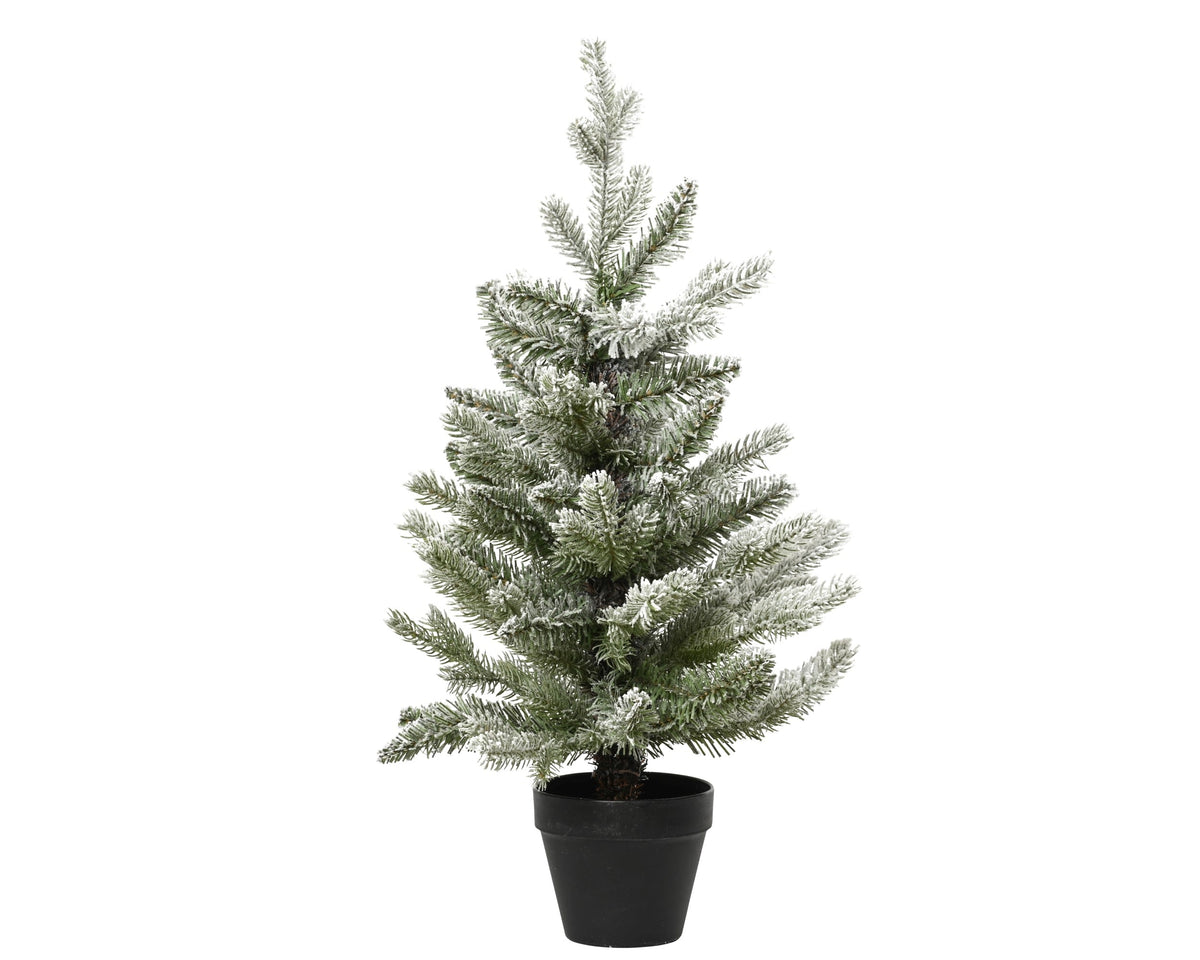 Everlands 90cm Allison Snowy Mini Christmas Tree in Pot